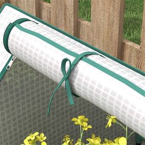 Mini Serra Portatile Moderna con Telaio in Alluminio, Policarbonato e Polietilene per la Crescita delle Piante, Caratteristiche in PVC e Acciaio - Product Image 6