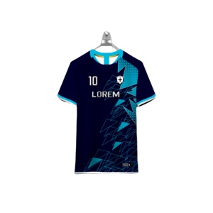 Maillot de football unisexe pas cher, 100% polyester, respirant, séchage rapide, impression par sublimation personnalisée avec logo 2025 - Product Image 3