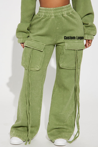 Conjuntos de Sudadera con Capucha y Pantalones Deportivos Casuales de Forro Polar Ligero para Mujer, OEM, Personalizados, al por Mayor, Ecológicos, Lisos - Product Image 2