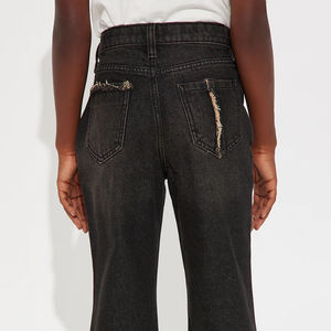 กางเกงยีนส์เดนิมเนื้อผ้าทนทาน คุณภาพพรีเมียม ซักทำความสะอาดได้ พร้อมเอวปรับได้และตะเข็บทนทาน สำหรับคอลเลคชั่นเด็กผู้ชาย พร้อมโลโก้สั่งทำพิเศษ ปี 2026 - Product Image 5