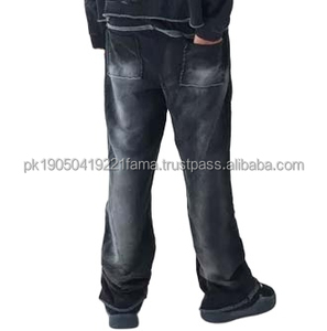 Conjunto Deportivo Personalizado OEM para Hombre, Sudadera con Capucha y Cremallera, Pantalones Deportivos, Tallas Grandes, Estilo Urbano, Temporada de Invierno, 100% Algodón Transpirable - Product Image 3