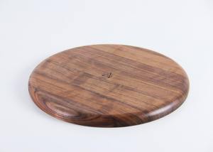 Plateau en bois haute beauté petite assiette à poisson en forme de feuille avec couvercle pour le thé de l'après-midi Dim Sum Snack ou Sushi - Product Image 4