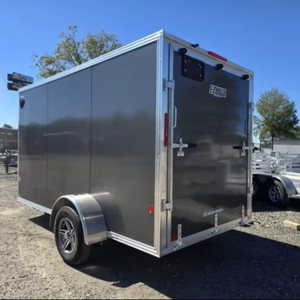 6X12 EZ Hauler 6x12 XLT PRO Galvanized Enclosed Aluminum En stock à bas prix - Product Image 1