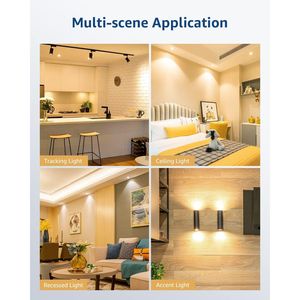 Lampadine LED GU10 non dimmerabili da 4W, luce calda morbida 2700K, ricambio per faretti a incasso, confezione da 100 lampadine - Product Image 3