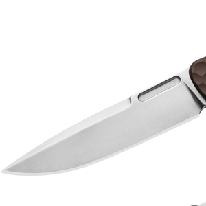 Couteaux de poche pliants à manche en métal bronze avec poignée à motif noir, lame en acier argenté, clip de poche pour le camping, les activités de plein air et l'usage quotidien - Product Image 2