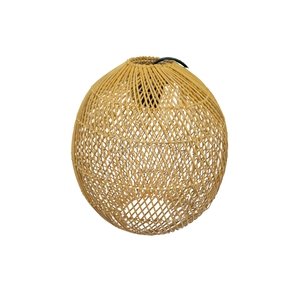 Pantallas de Lámparas Redondas de Bambú y Ratán Ecológicas para Restaurantes, Hoteles, Resorts y Áreas Recreativas - Product Image 1