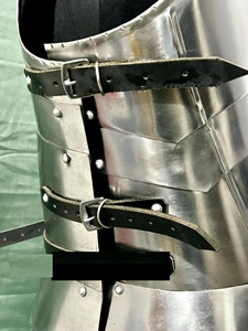 Armadura Antigua, Pechera de Caballero, Nueva, Acero 20GA, Conjunto de Chaqueta Templaria Medieval para la Parte Superior del Cuerpo, con Grabado y Estampado para Cosplay - Product Image 6