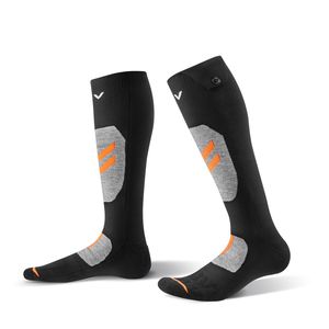 Chaussettes chauffantes alimentées par batterie 5000 mAh, rechargeables avec 4 niveaux de chauffage, contrôlées par application électrique, chaussettes de sport d'extérieur - Product Image 1