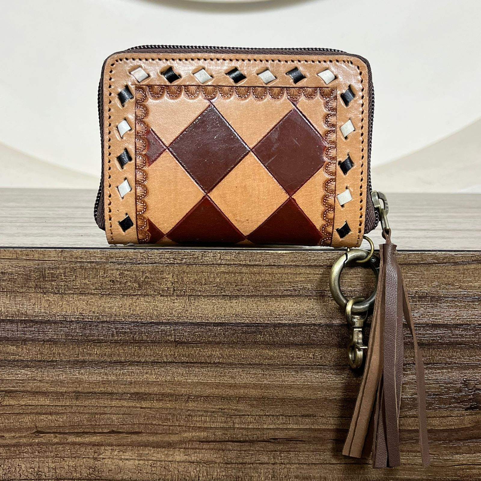 Tan & Brown Checkered