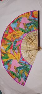 พัดไม้ทำมือแบบกำหนดเองน่ารัก ขายส่งป้ายไม้ไผ่พับได้ งานฝีมือไม้ กล่องไม้ พัดมือถือทำมือ - Product Image 6