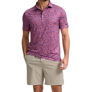 Polo homme d'été européen de haute qualité à manches courtes, tissu épais, couleur unie, t-shirt décontracté pour homme - Product Image 6