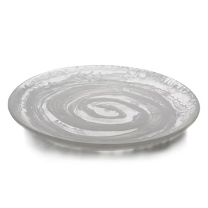 Plato de resina hecho a mano, duradero, con diseño de remolino acuático, pulido, clásico, personalizable, ecológico, apto para uso alimentario, con patrón decorativo. - Product Image 1