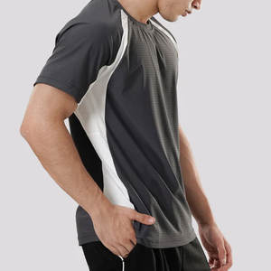 Camiseta Deportiva Transpirable de 250 Gsm, Diseño de Paneles Personalizado al por Mayor, Ropa Deportiva de Entrenamiento, Diseño Cómodo - Product Image 6