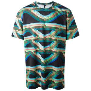 Camiseta Personalizada con Cuello Redondo de Algodón/Bambú con Estampado por Sublimación, Transpirable, Color y Diseño Personalizados, Servicio ODM OEM, Ropa Urbana - Product Image 1