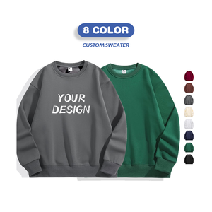 เสื้อสเวตเชิ้ตคอกลมหนานุ่มแบบขายส่ง ยูนิเซ็กส์ ผ้าฝ้ายหนา ไม่มีฮู้ด สไตล์ลำลอง สตรีทแวร์ สำหรับฤดูใบไม้ร่วงและฤดูหนาว - Product Image 5