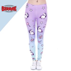 Brand New Fashion Women <b>Leggings</b> <b>Unicorn</b> and Sweets Printing Leggins Fitness <b>Legging</b> Sexy High Waist Woman Pants - Product Image 1