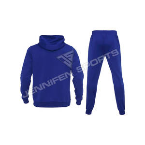 Survêtements de sport d'hiver pour hommes avec logo de marque personnalisé, ensemble deux pièces en polaire léger et respirant, pour l'entraînement et le jogging - Product Image 2