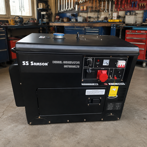 Générateur diesel SS Samson SS7500SLT3 415V 50Hz, type silencieux, refroidissement par air, démarrage électrique, usage commercial - Product Image 1