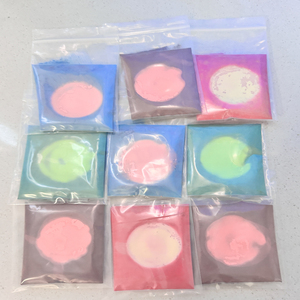 22 ℃   28 ℃   31 ℃    33 ℃    45 ℃   Bubuk Pewarna Termokromik Reaktif Panas yang Berubah Warna pada Suhu Tinggi - Product Image 6