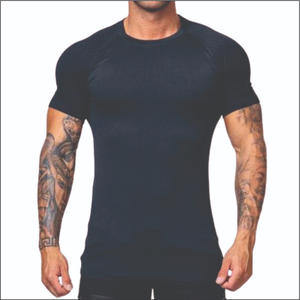 Men's <b>White</b> Short Sleeve Regular Fit 100% Cotton T-Shirt O-Neck Knitted Casual Blank Breathable Eco-Friendly Quick Dry Front - Product Image 6
