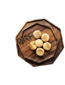 Plateau en bois de style hexagonal avec du bois d'acacia de la meilleure qualité, et disponible dans tous les matériaux avec un style et une taille personnalisés. - Product Image 6