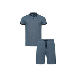 Nouveaux ensembles d'été pour hommes, polos et shorts, 100% fibre de bambou, respirants, vêtements décontractés à prix raisonnable - Product Image 3