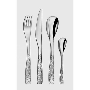 Couverts créatifs réutilisables en acier inoxydable pour banquet de mariage, couverts plaqués or, argenterie, service de cuillères et fourchettes - Product Image 2