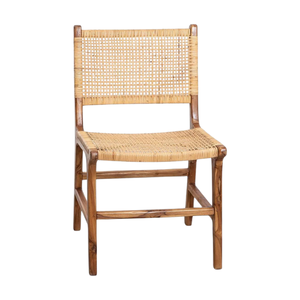 Rattan Woven Restaurant <b>Chairs</b> Modern Style Garden <b>Chairs</b> Armless Rattan <b>Dining</b> <b>Chairs</b> For Home Outdoor Indoor Furniture - Product Image 3