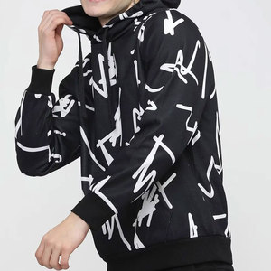 Sudadera con capucha para hombre, de felpa francesa, para invierno, sin cordones, 100% algodón, corte regular, teñido liso, de secado rápido, en venta. - Product Image 2