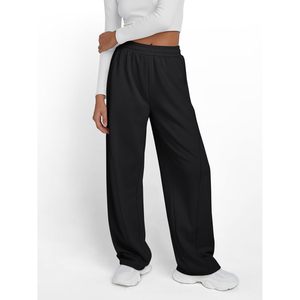 กางเกงจ็อกเกอร์ทรงหลวมเอวสูงสำหรับผู้หญิง คอลเลคชั่นฤดูใบไม้ร่วง 2025 ของ Custom Queen พร้อมกระเป๋า ทรงขาตรงเอวกลาง - Product Image 5