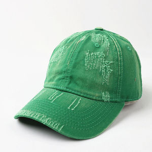 หมวกเบสบอลยีนส์ฟอกสีสไตล์วินเทจสำหรับทุกเพศ ฤดูใบไม้ผลิ/ฤดูร้อน - ดีไซน์เรียบหรูสีพื้น - ป้องกันแสงแดดสำหรับกิจกรรมกลางแจ้ง พร้อมโลโก้แบบกำหนดเอง - Product Image 3