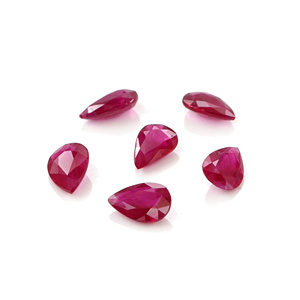 Perles de rubis de Birmanie naturelles non traitées 3x5mm, pierres précieuses facettées, prêtes à l'emploi pour la création de bijoux - Product Image 3