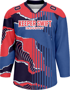 Maillot de hockey sur glace 100 % polyester, taille adulte, maillot d'entraînement, couleur unie, maillot de hockey sur glace pour équipe sportive - Product Image 2