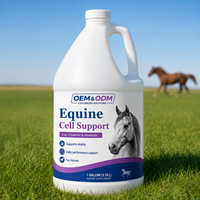 Complément Liquide Vitamines-Fer-Minéraux pour Chevaux Marque Blanche – Favorise le Complément Nutritionnel Essentiel des Besoins en Fer et Minéraux