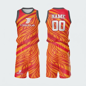 Service OEM - Uniformes de basketball pour hommes - Impression par sublimation - Tissu en mesh respirant - Style sans manches - Uniforme de basketball à séchage rapide - Product Image 6