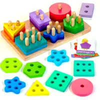 Juguetes de Rompecabezas Interactivos de Pino Khadim Handicrafts para Niños, Educativos, Divertidos y Estimulantes para el Desarrollo Cerebral de Todas las Edades