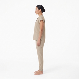 Vêtements de travail médicaux pour femmes, uniformes chirurgicaux, vêtements d'infirmière, logo personnalisé, ensemble pour hôpital et soins de santé, vente en gros - Product Image 4