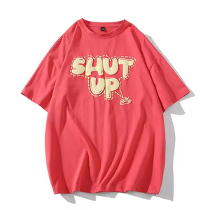 T-shirt en coton surdimensionné pour homme, manches courtes, col rond, imprimé lettres au dos, style streetwear, jersey, coupe classique, décontracté, pour tous les jours - Product Image 4