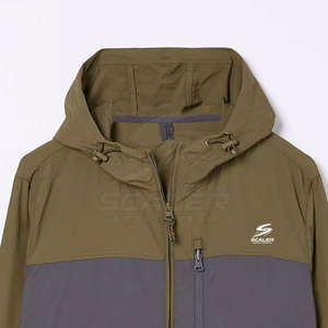 <b>Lightweight</b> Hooded Windbreaker Winter <b>Jacket</b> <b>for</b> <b>Men</b> Front Logo Modern Look Comfortable Windproof Waterproof Breathable Design - Product Image 4