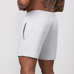 Shorts de sport décontractés pour hommes, longueur genou, été-automne, séchage rapide, respirants, écologiques, avec cordon de serrage, confortables, couleur unie, en toile - Product Image 2
