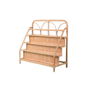 Estantería infantil de ratán natural al por mayor, decoración de estilo rústico para habitación infantil/dormitorio, buen precio desde Vietnam - Product Image 1