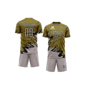 Ropa Deportiva Cómoda, Uniforme de Fútbol para Hombre, 100% Poliéster, Uniforme de Fútbol Personalizado para Hombre - Product Image 4