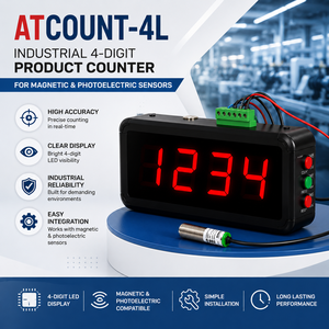 Industrial 4-Digit Product Counter with Relay Output | ATCOUNT-4L OEM Factory Solution - Product Image 1