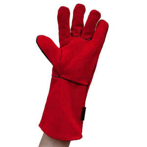Gants de soudeur résistants à la chaleur et ignifuges, avec doublure en Kevlar, pour soudage à l'arc immergé/MIG, en cuir de vachette de haute qualité - Product Image 3
