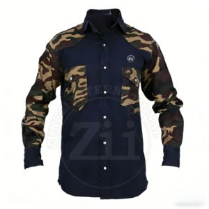 Camisa de Trabajo Resistente al Fuego, Ropa de Seguridad, Traje Ignífugo, Camisas FR para Hombre de 7.5oz, Repelente al Agua y al Fuego - Product Image 6