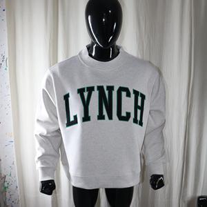 Sudadera de Cuello Alto LYNCH ASH GREY 100% Verde Cazador con Apliques Bordados, Sudadera de Cuello Ancho URBAN PRODUCTIONS - Product Image 1