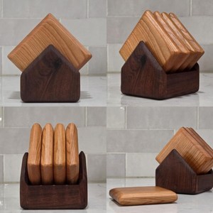 Posavasos Cuadrados de Madera, Resistentes al Calor, Reutilizables, para Mesa de Comedor, de Alta Calidad - Product Image 2