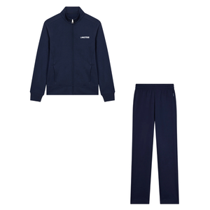 Women Full Zip Stand Collar Tracksuit With <b>Trousers</b> Casual <b>Training</b> Outfit Straight Leg Active Set Wholesale Custom Clothing Set - Product Image 1