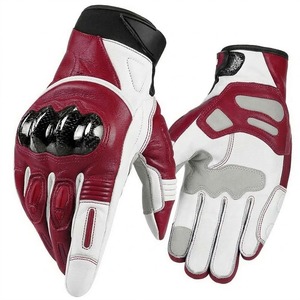 Perforated Design Motorbike Leather <b>Gloves</b> Summer Airflow Biker <b>Gloves</b> <b>Touchscreen</b> Gear Europe USA Wholesale Top - Product Image 1