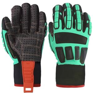 ถุงมือทำงานนิรภัยสำหรับงานอุตสาหกรรม  หนังสังเคราะห์  ซิลิโคนกันลื่น  ลายพิมพ์  สำหรับงานน้ำมัน  TPR ป้องกันแรงกระแทก  ป้องกันการบาด  ทนทานต่อการใช้งาน - Product Image 2